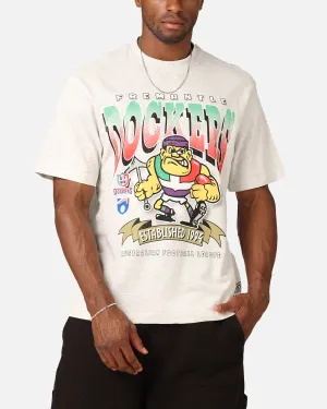 Classic Color Wear Resistant Fabric Mitchell & Ness Fremantle Dockers Character T-Shirt Silver Marle