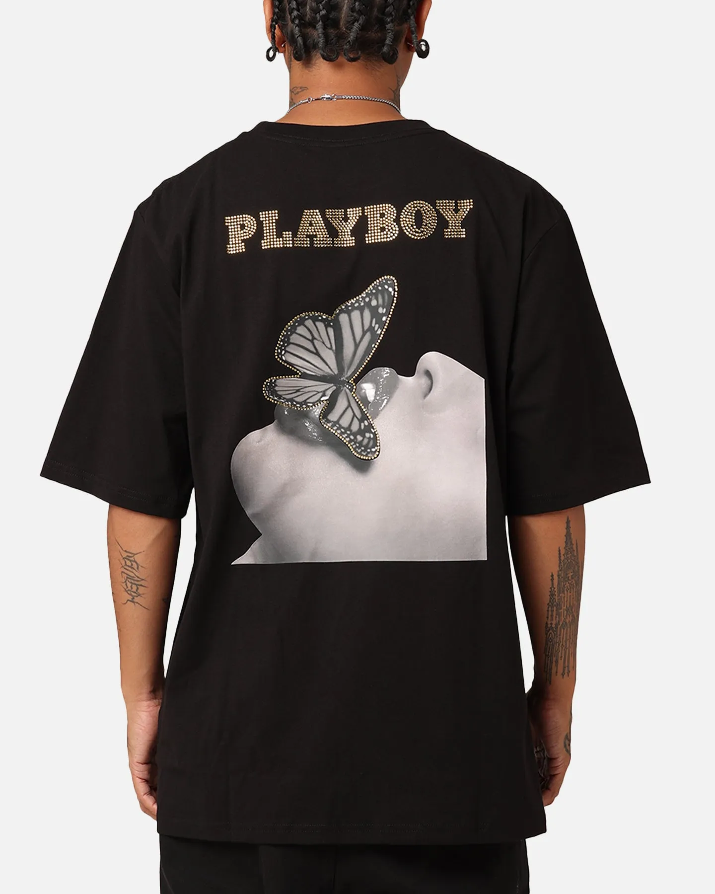 Playboy Diamant?? T-Shirt Black Relaxed and Easy