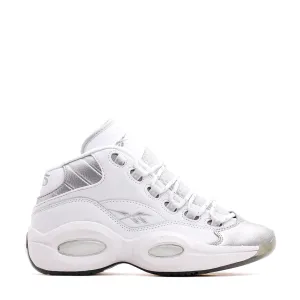 Reebok Classics Basketball Junior Question Mid Allen Iverson White Silver GX3983 Responsive Energy Returning Foam
