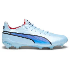 Stretchable kids' shoes Puma King Ultimate FG White