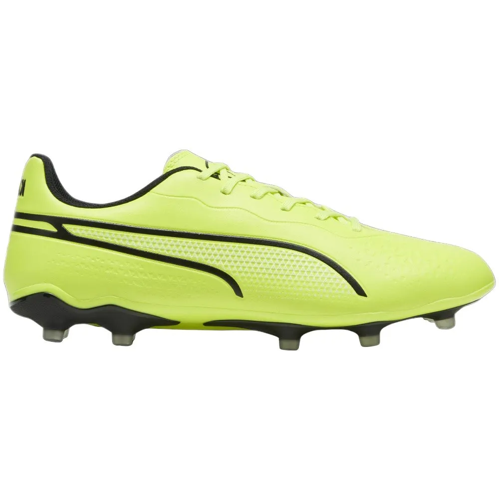 fishing - pier shoes Lace Up Design Puma King Match Mens Firm Ground Football Boots