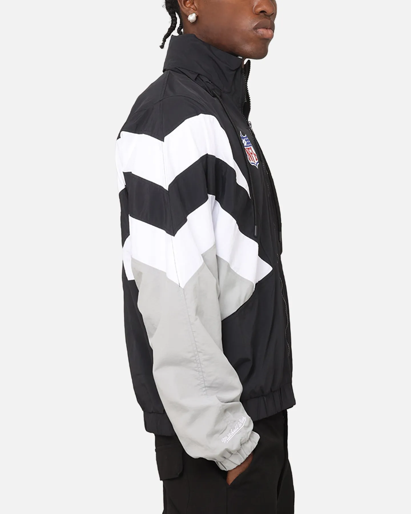 Mitchell & Ness Las Vegas Raiders Spray Jacket Black/Grey Oppose