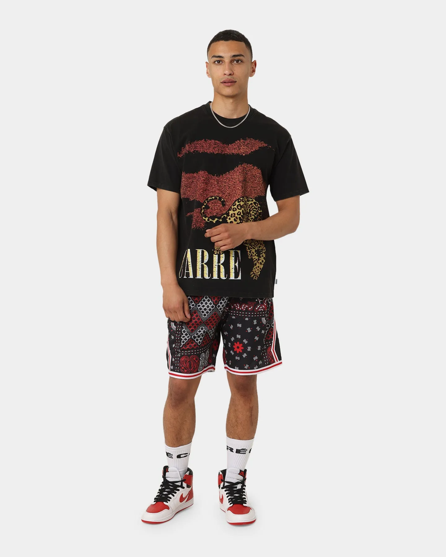 Carr?? Leo Vintage T-Shirt Washed Black Slim Fit Cut