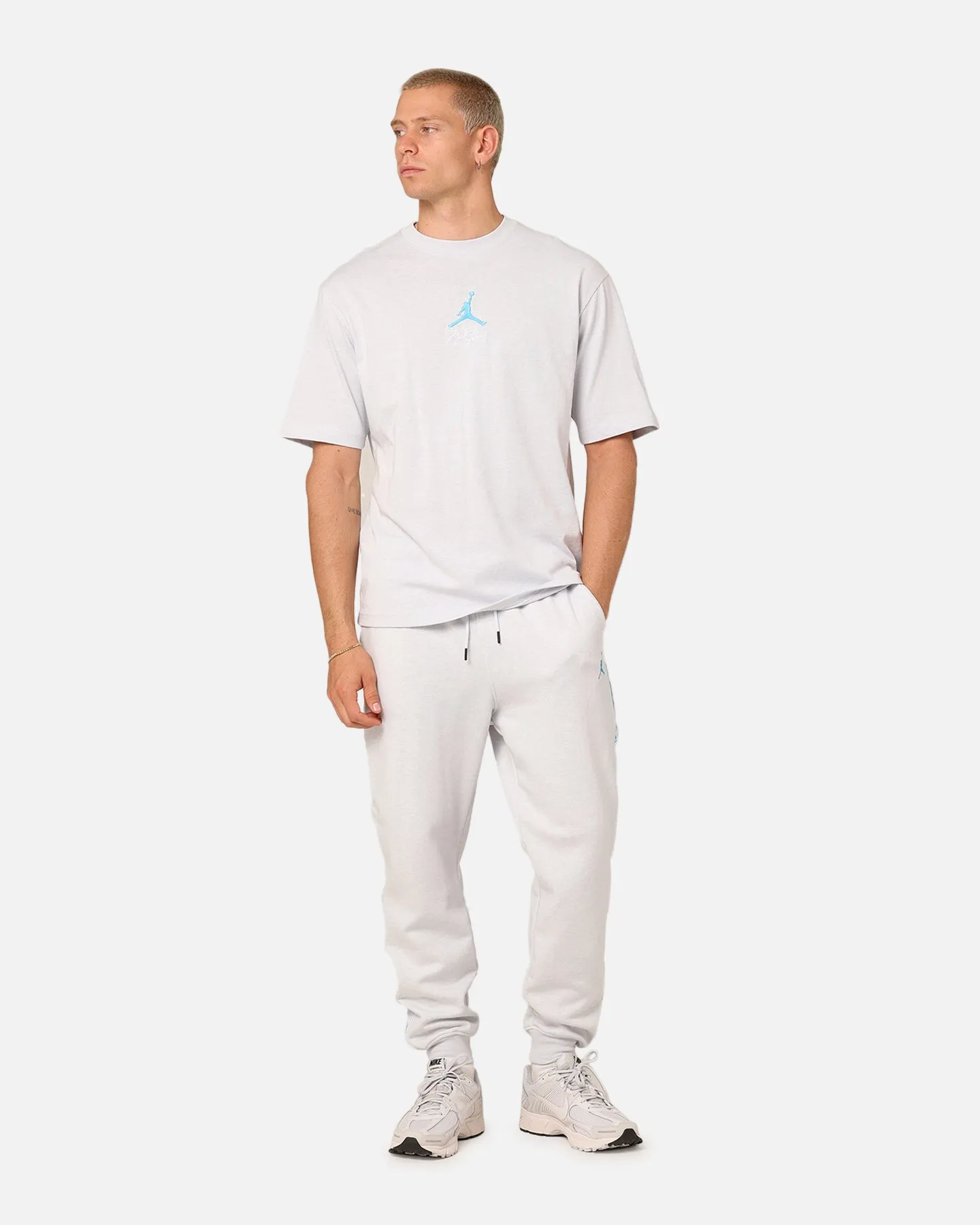 Jordan Flight MVP '85 T-Shirt Pure Platinum Stylish Design Chic Casual Wear