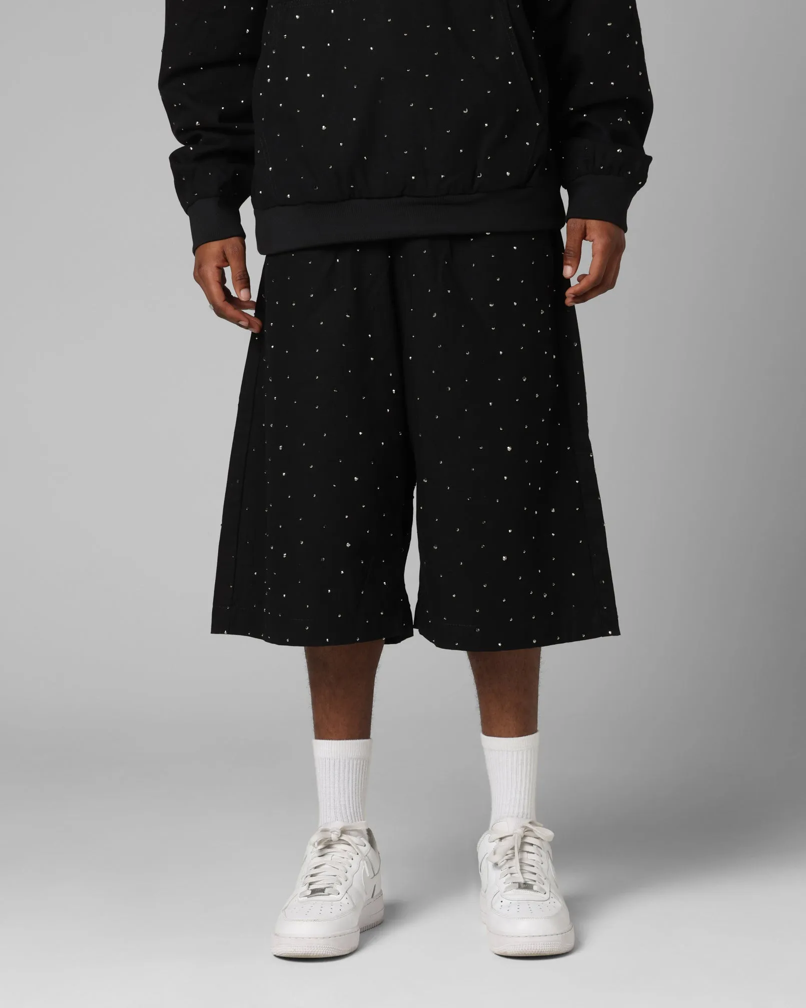 Loiter Hail Storm Shorts Black Non Binding Leg Openings