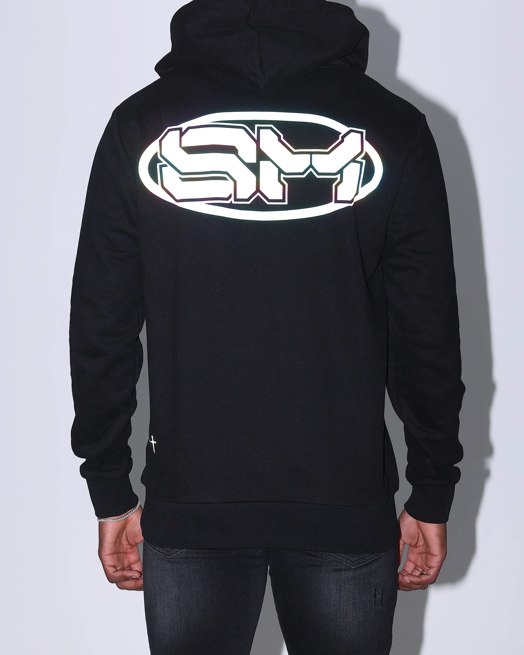 Saint Morta New Age Rage Motors Hoodie Black/3M Thermal Lining Earth Tones