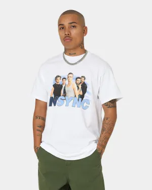 MinimalistDesign Lint Resistant Surface NSYNC Cloud Photo T-Shirt White