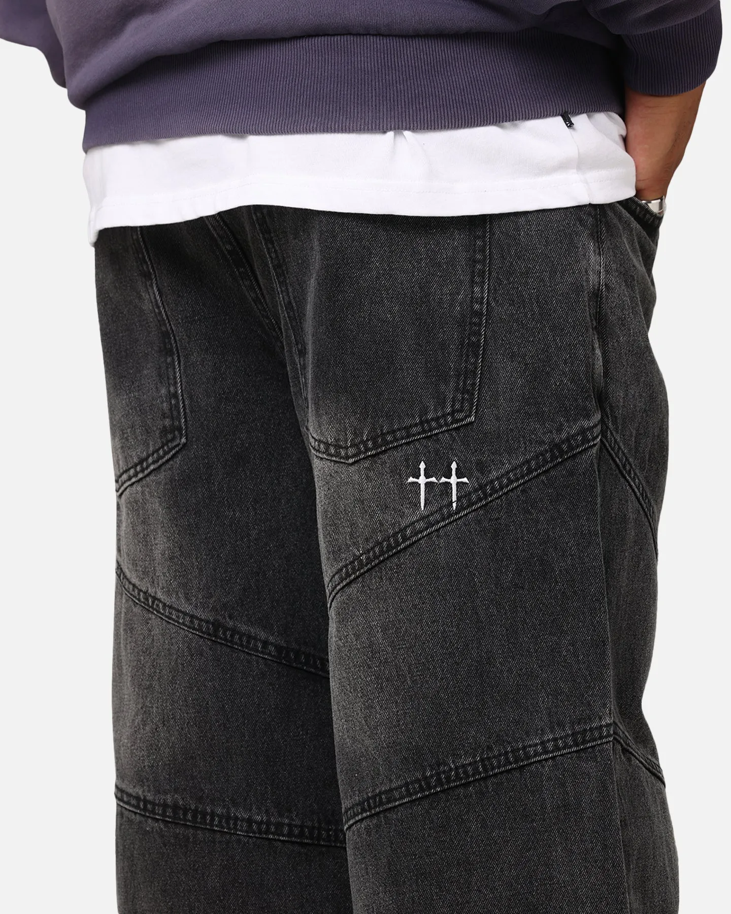 Saint Morta Amplus Armoury Jeans Black Shadow Hygienic Inner Layer