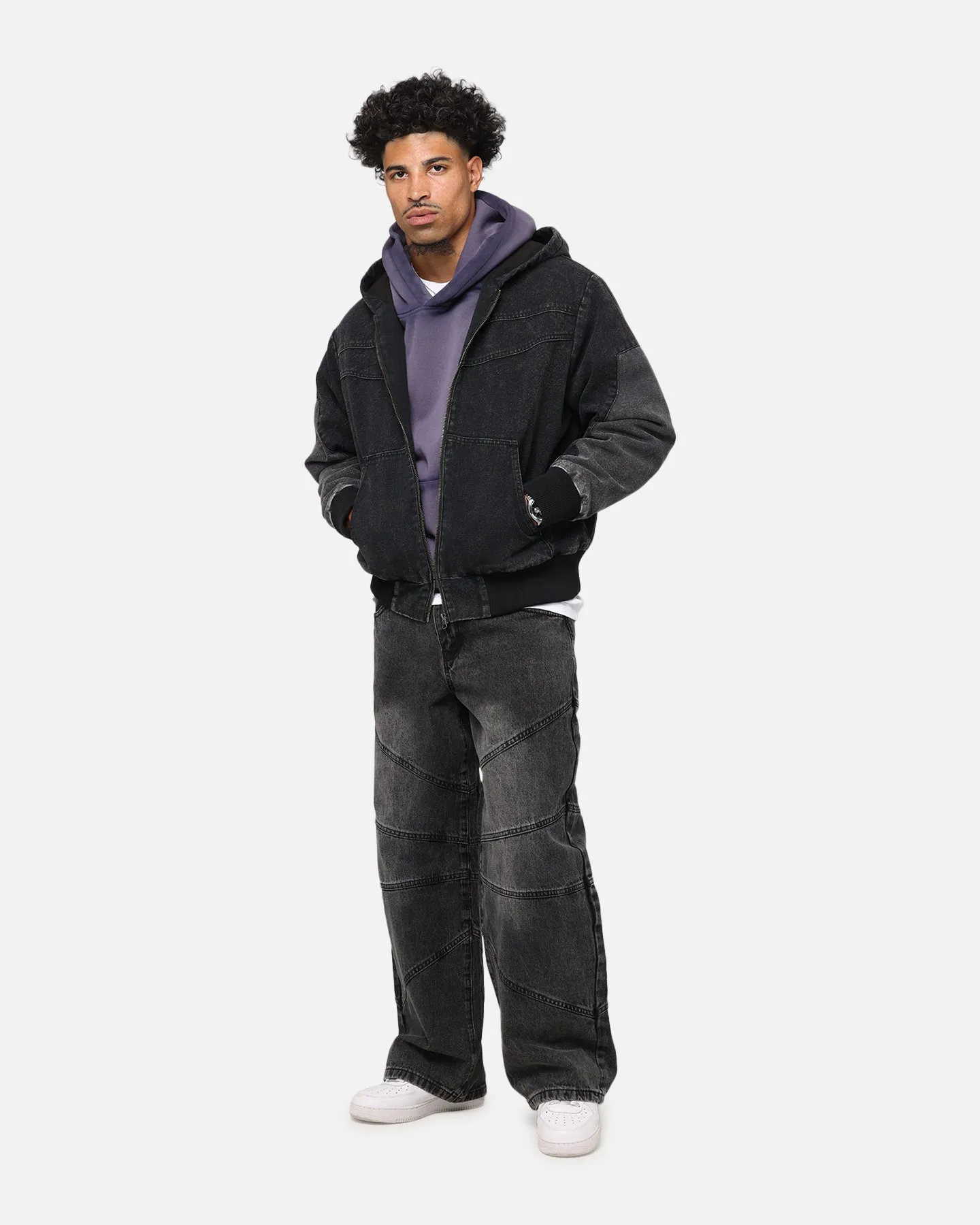 Saint Morta Amplus Armoury Jeans Black Shadow Chilly Day Layers