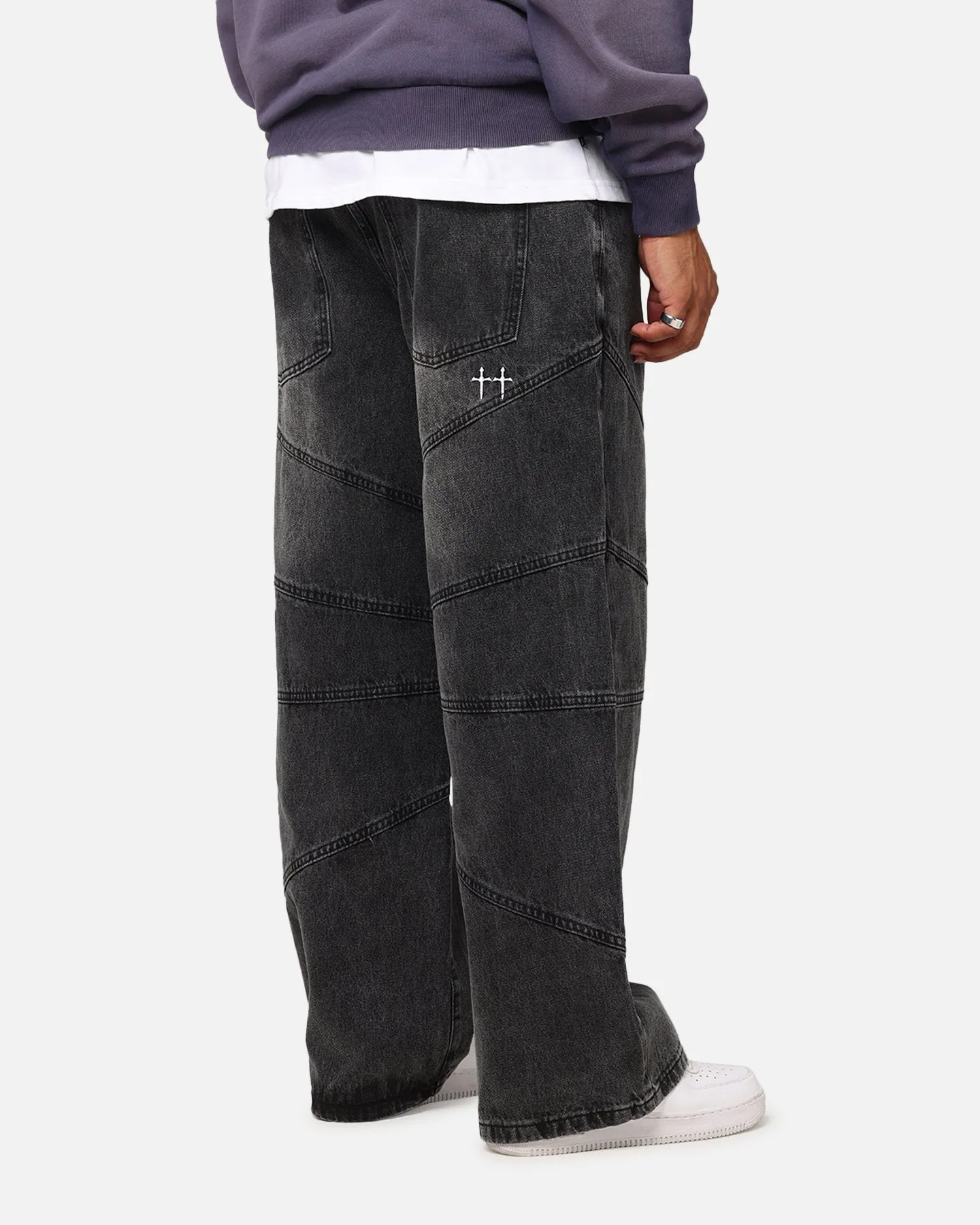 Chic Design Anti Static Fabric Saint Morta Amplus Armoury Jeans Black Shadow