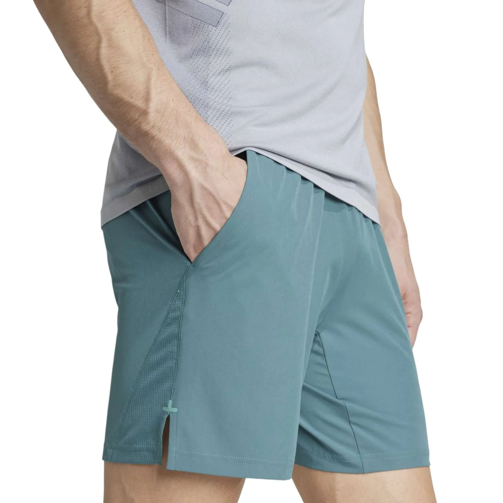 club wear Fitted Design adidas GYM  SHORT 5in Green