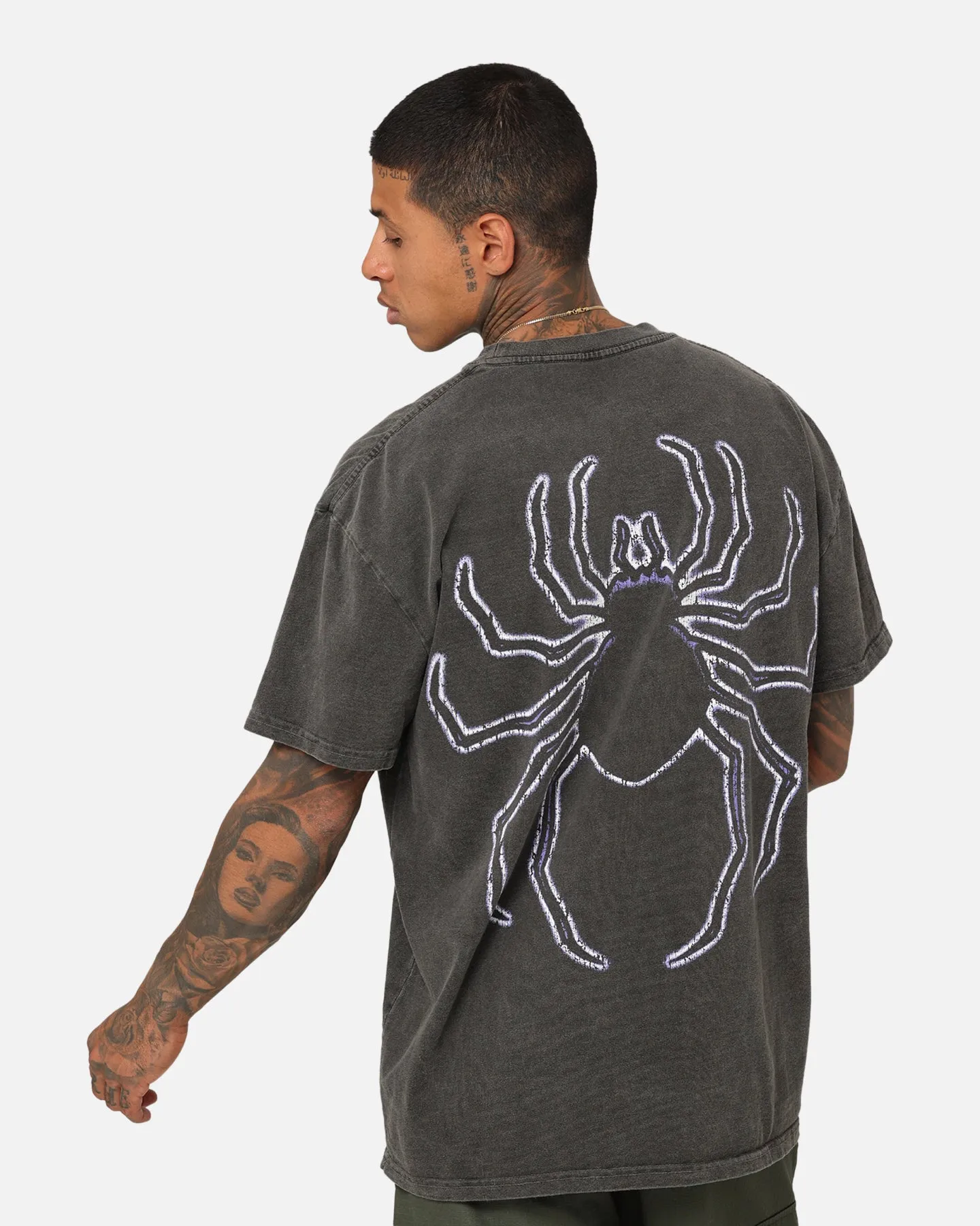 Comfort Design Goat Crew X Hunter X Hunter Hisoka Heavyweight Vintage T-Shirt Black Wash