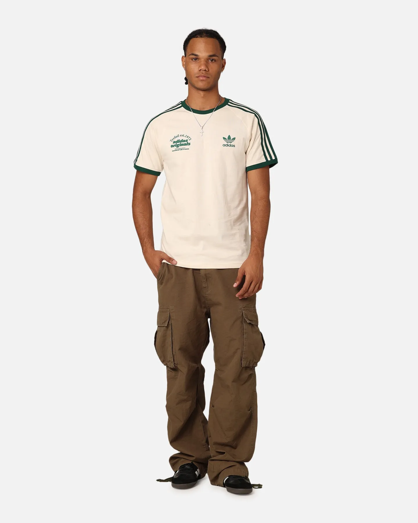 Adidas Sport Graphic Cali T-Shirt Wonder White Chic Fashion Casual Comfort Fit