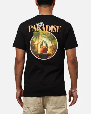 Movie Night Functional Wearable Overtime Paradise Parrots T-Shirt Black