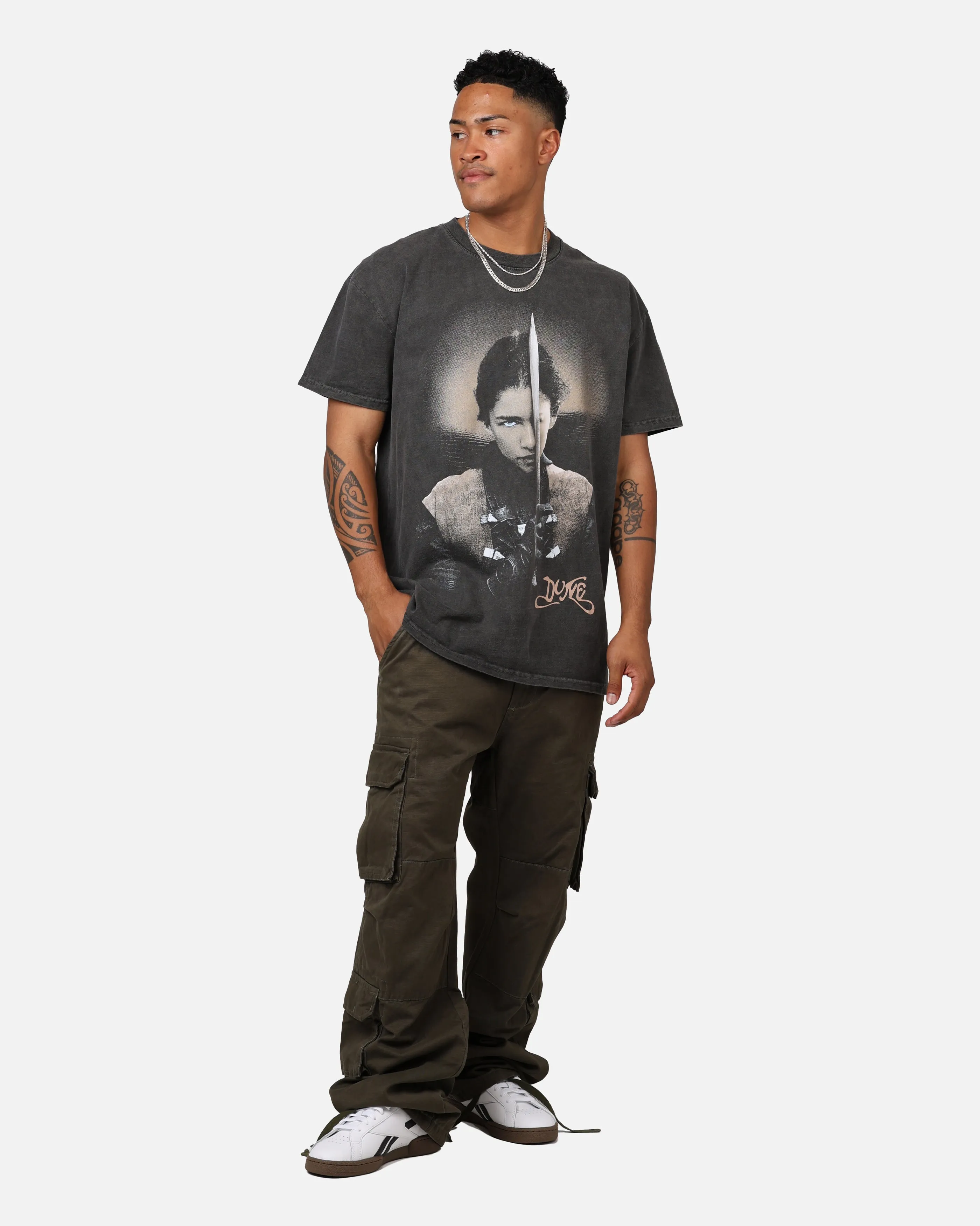 Goat Crew X Dune Chani Heavyweight T-Shirt Black Wash Chic and Cozy Wear