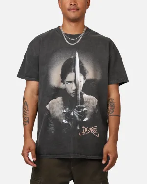 Goat Crew X Dune Chani Heavyweight T-Shirt Black Wash Easy Wear Look Comfy Look