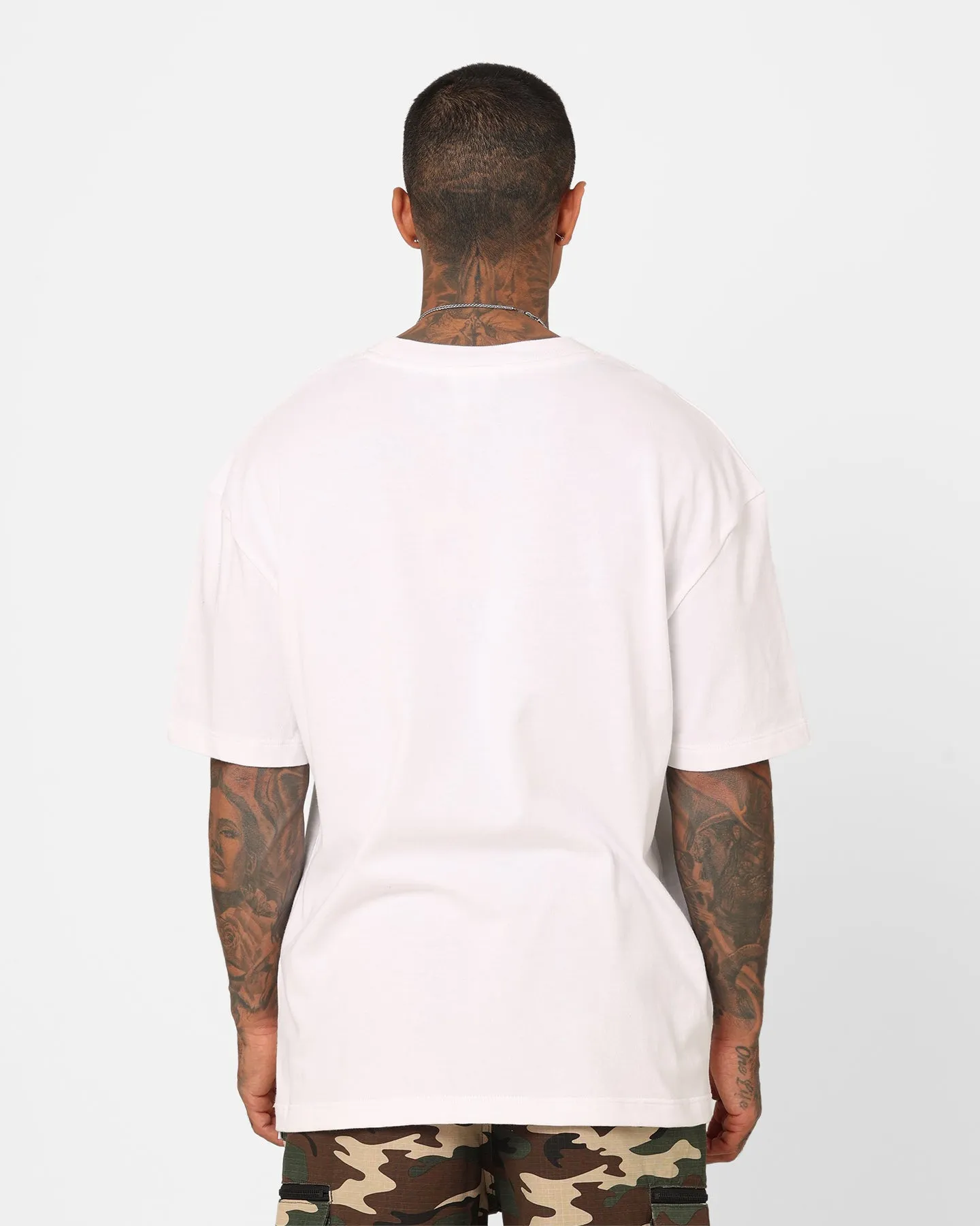 Organic Cotton Blend Champion Heritage New Script T-Shirt White