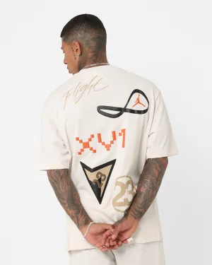 Jordan Flight Heritage 85 Graphic T-Shirt Phantom/Desert/Black Modern Simplicity Easy Wear Style