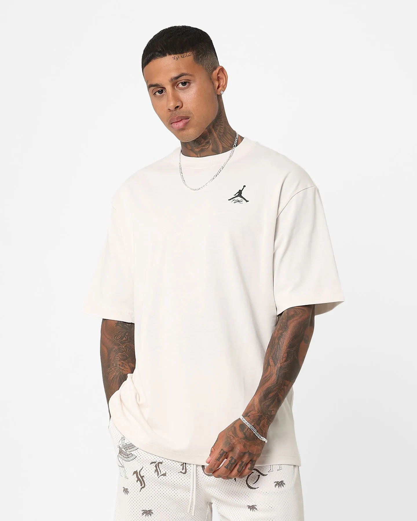 Eco Friendly Material Jordan Flight Heritage 85 Graphic T-Shirt Phantom/Desert/Black