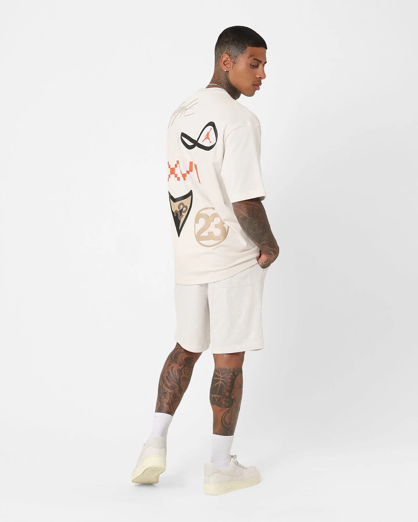 Jordan Flight Heritage 85 Graphic T-Shirt Phantom/Desert/Black Active Outfit