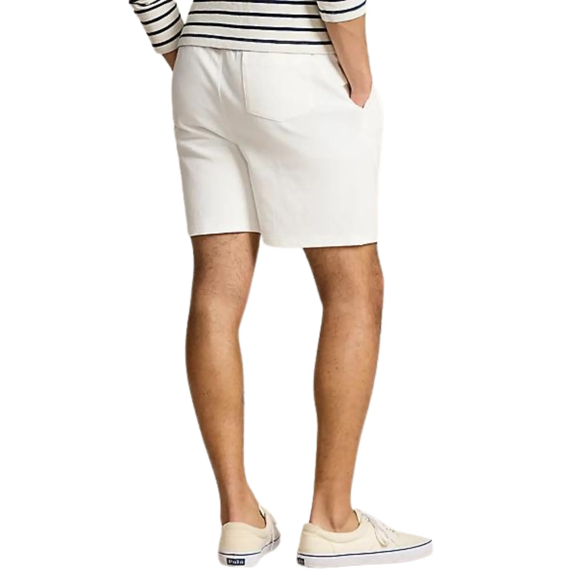 Polo Ralph Lauren 6-Inch Polo Bear Jersey Short (White) Resort Mood Seasonal Style