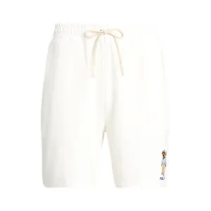 Polo Ralph Lauren 6-Inch Polo Bear Jersey Short (White) Warm Sweater QuickAccess Pockets