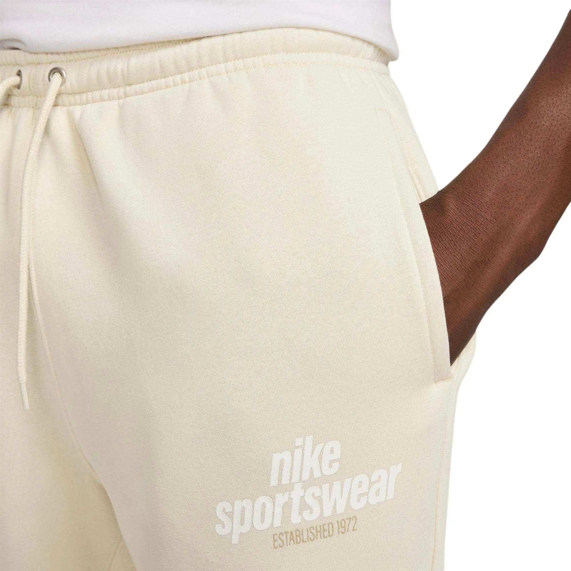 Functional Style High Waist Capri Nike Club Mens Cuffed Fleece Pants