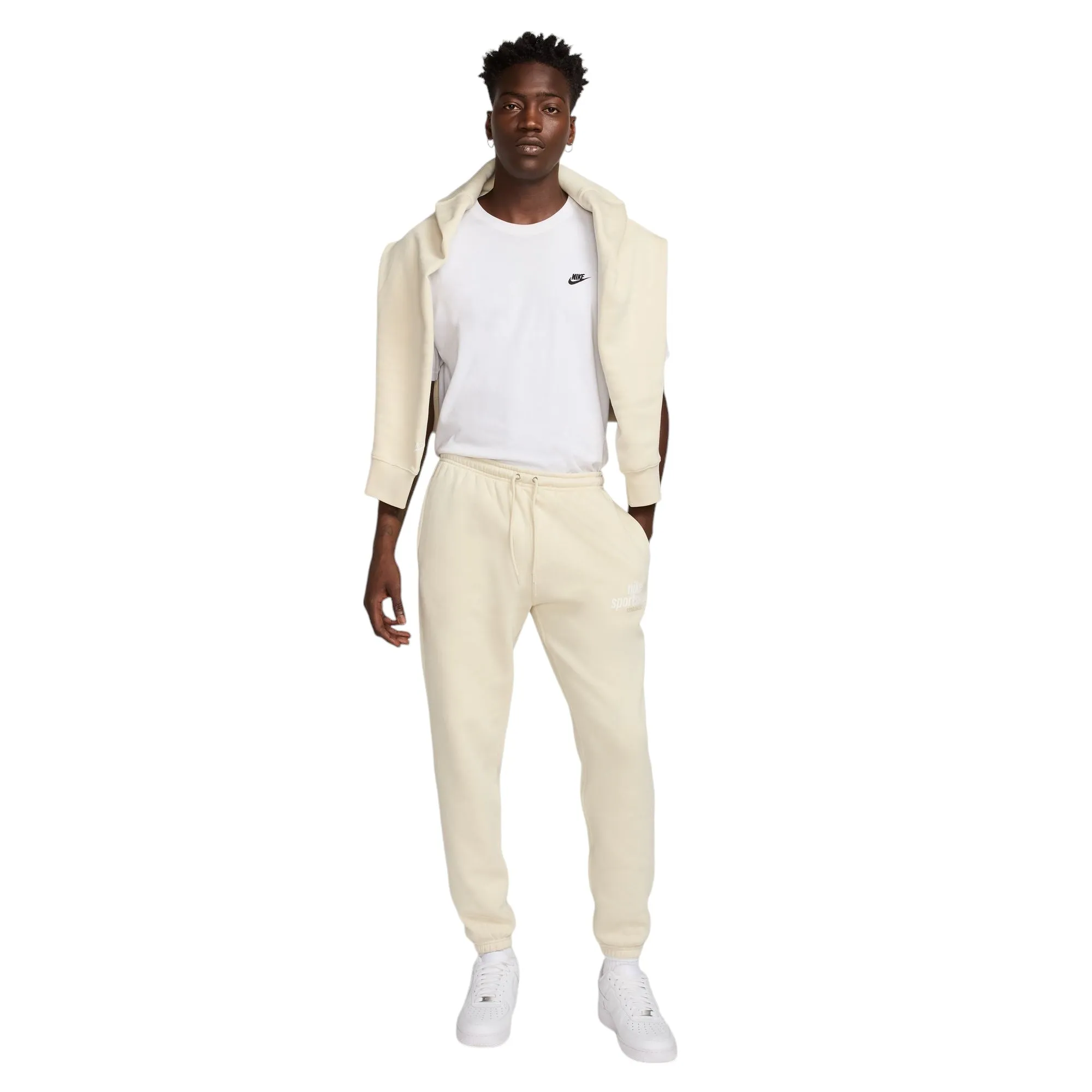 Nike Club Mens Cuffed Fleece Pants Sport Style