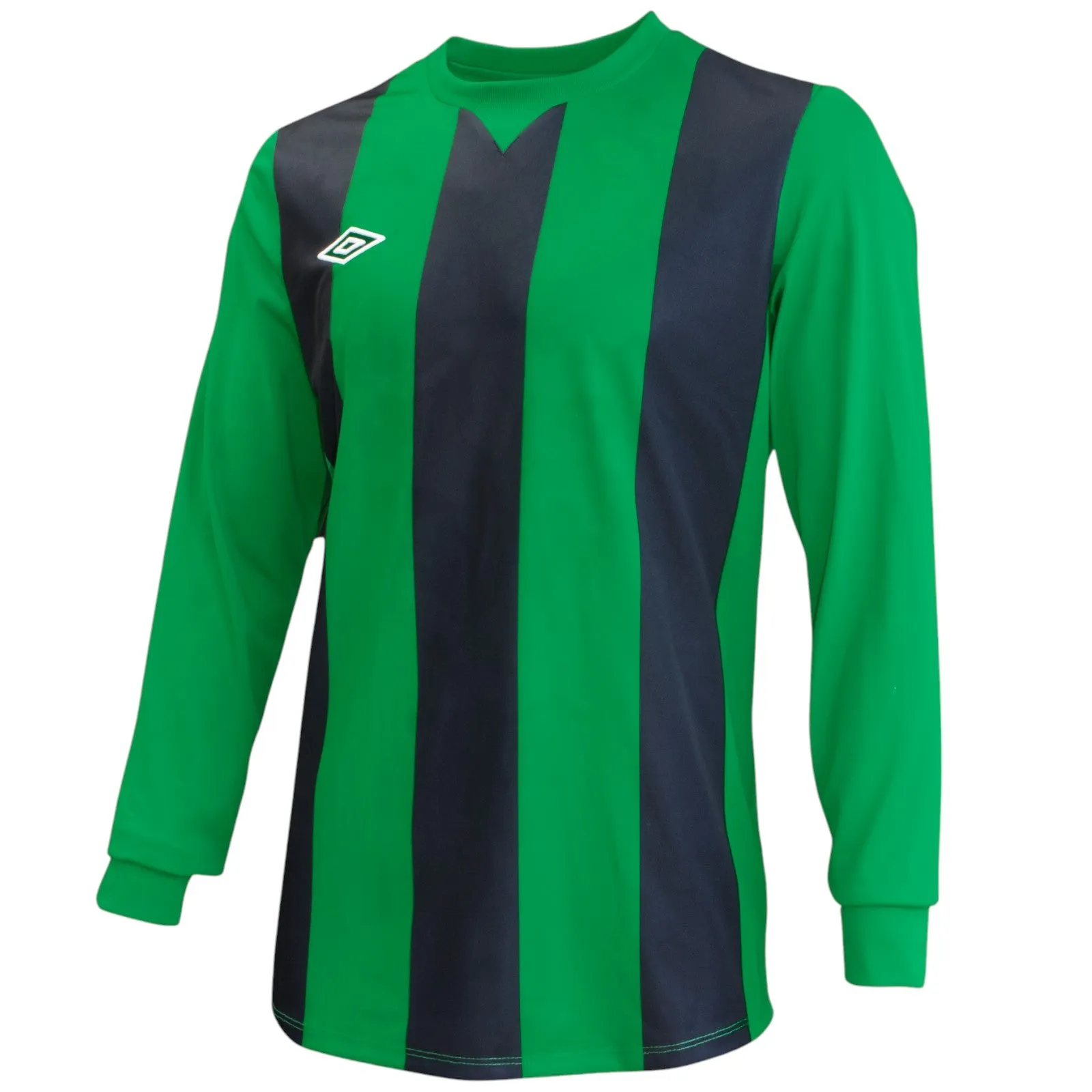 Umbro Striped Mens Long Sleeved Jersey KnotFree Tailoring Timeless Look