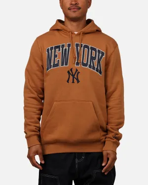 New Era New York Yankees Pullover Hoodie Medium Beige DIY wear