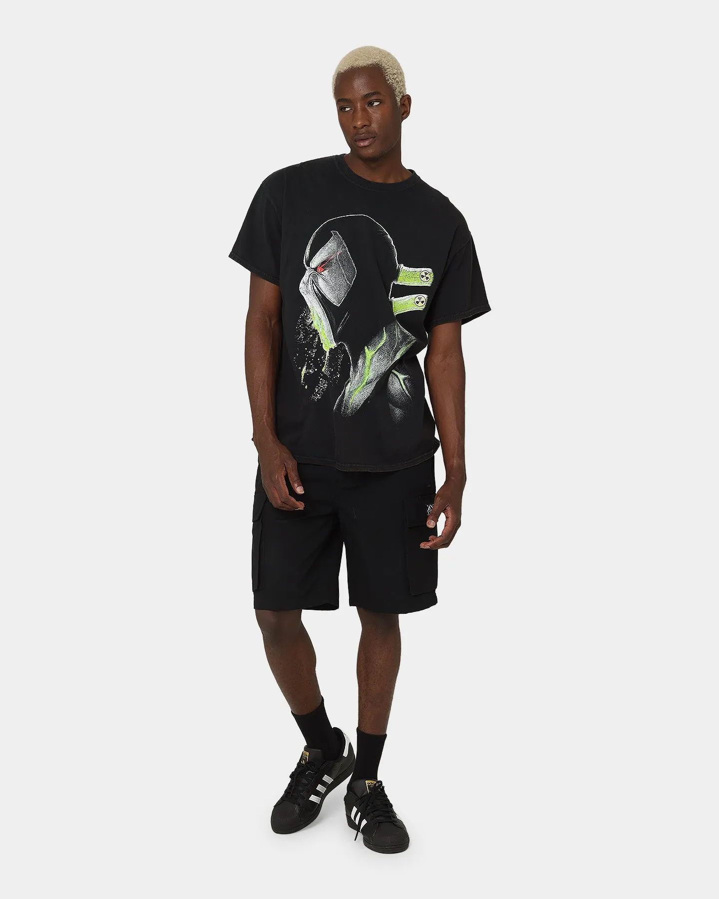 Goat Crew X DC Batman Bane Metal Vintage T-Shirt Black Wash Crew neck classic Easy Wear Style