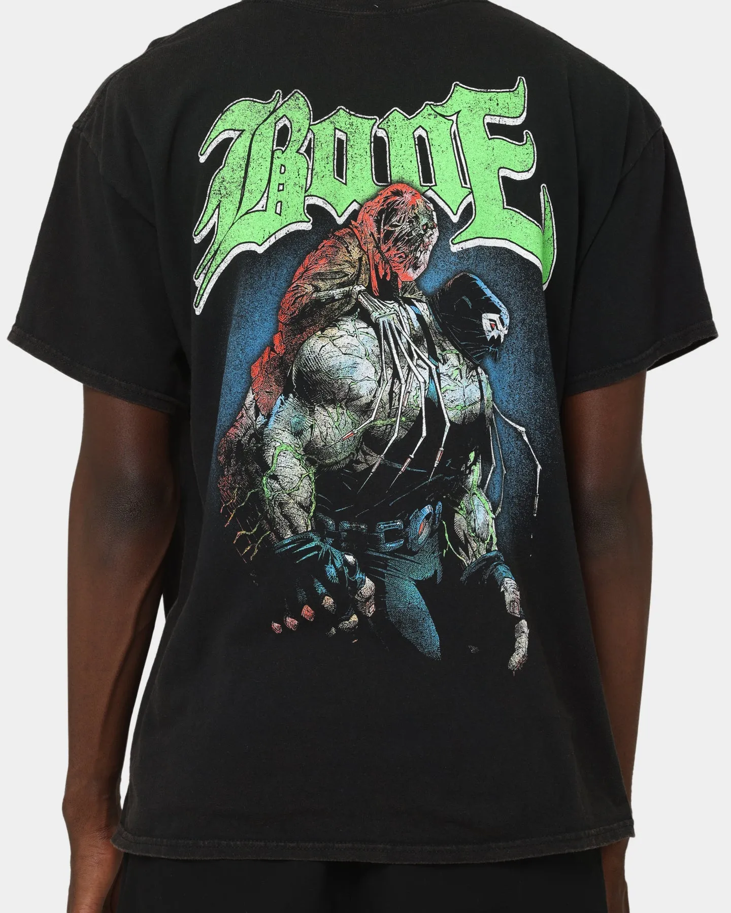 Goat Crew X DC Batman Bane Metal Vintage T-Shirt Black Wash Relax Style Trend Soft Wearable