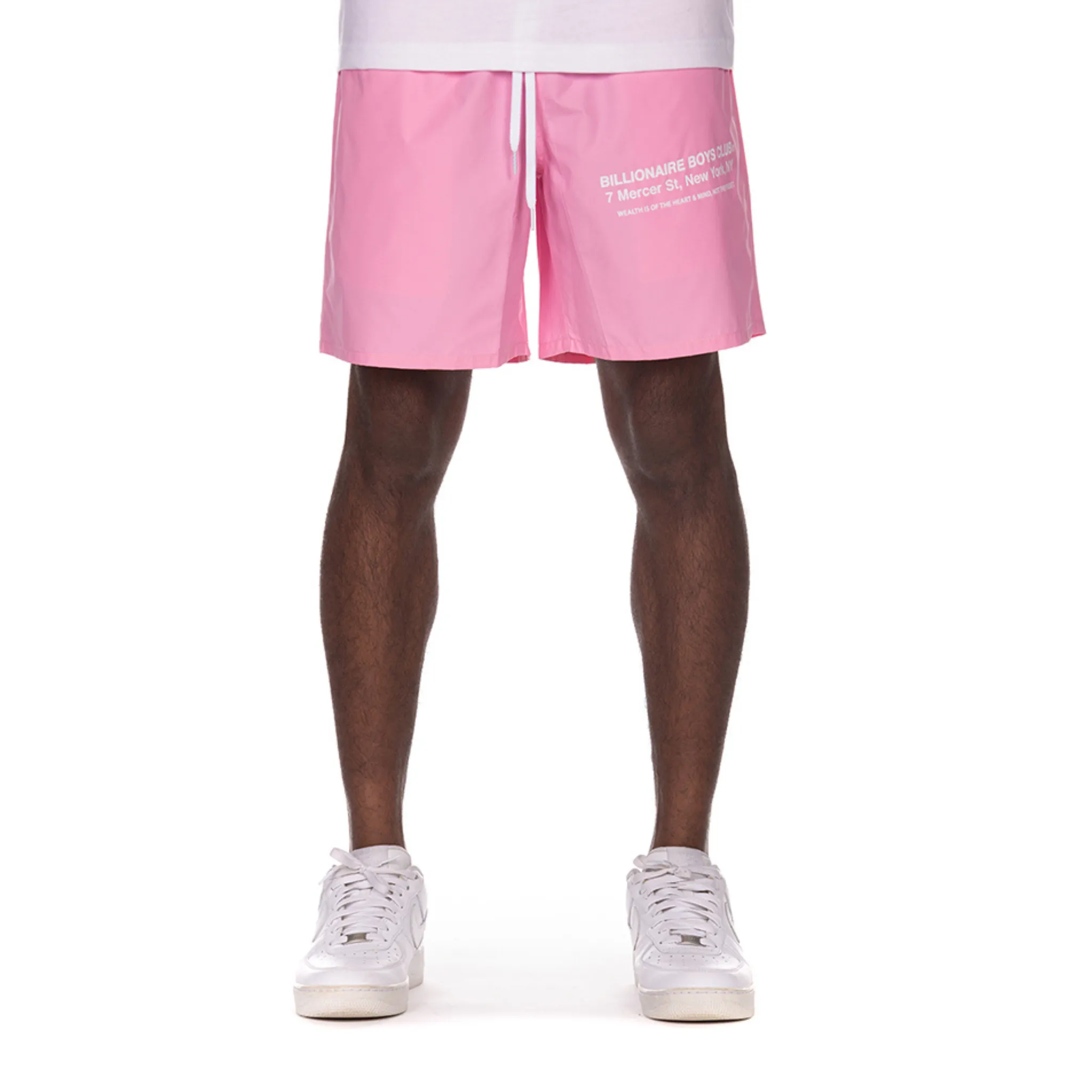 Stretch Fabric Billionaire Boys Club BB Mercer Shorts (Begonia Pink)