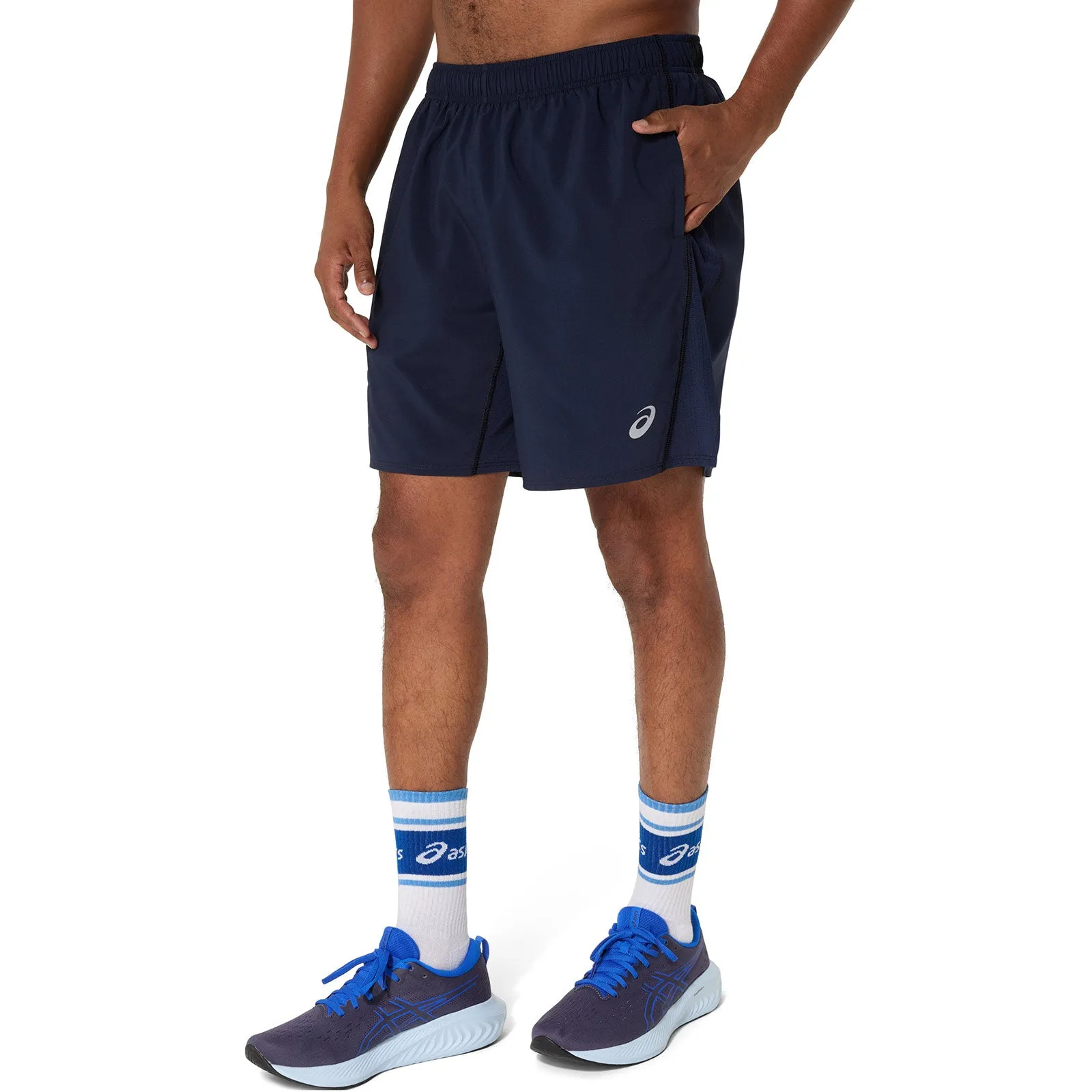 Linen blend Comfortable Style Asics Icon Mens 7" Shorts