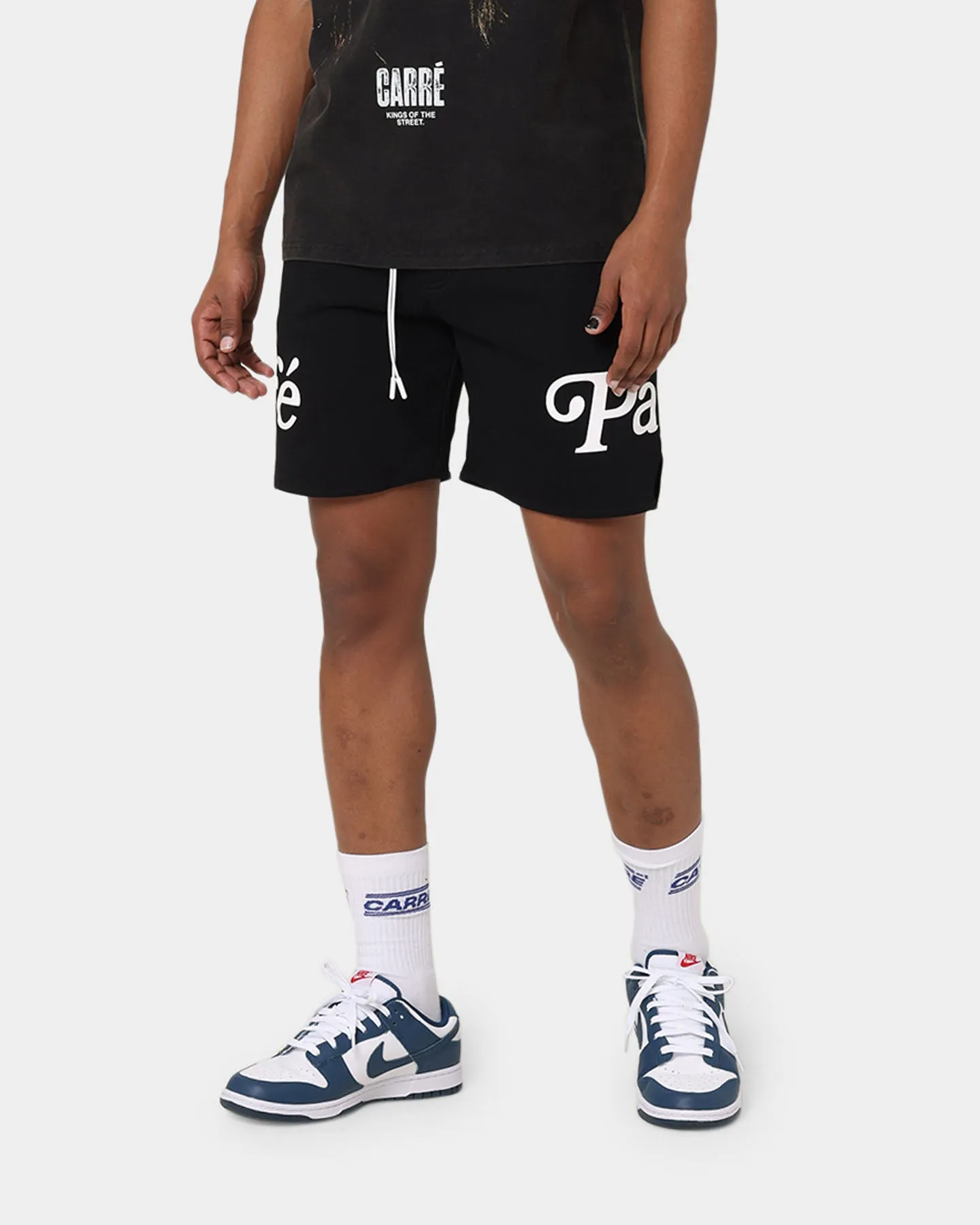 Carr?? Volle Sweat Short Black Stretch Wear Easy Fit