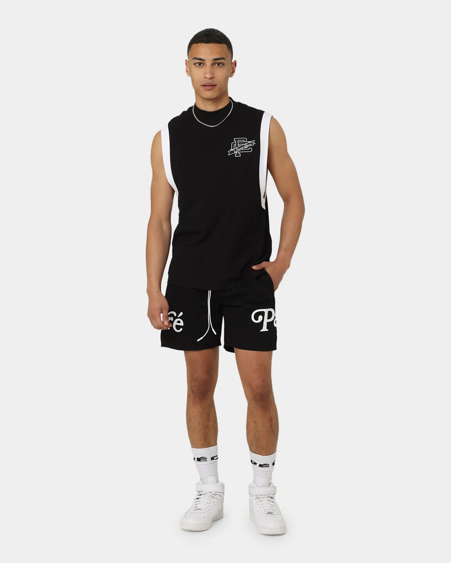 Carr?? Volle Sweat Short Black Quick Fit Design
