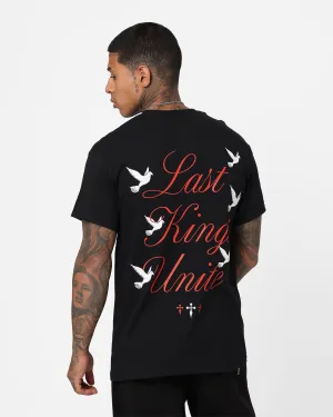 Minimalist Aesthetic Chic Smart Last Kings Kings Unite T-Shirt Black