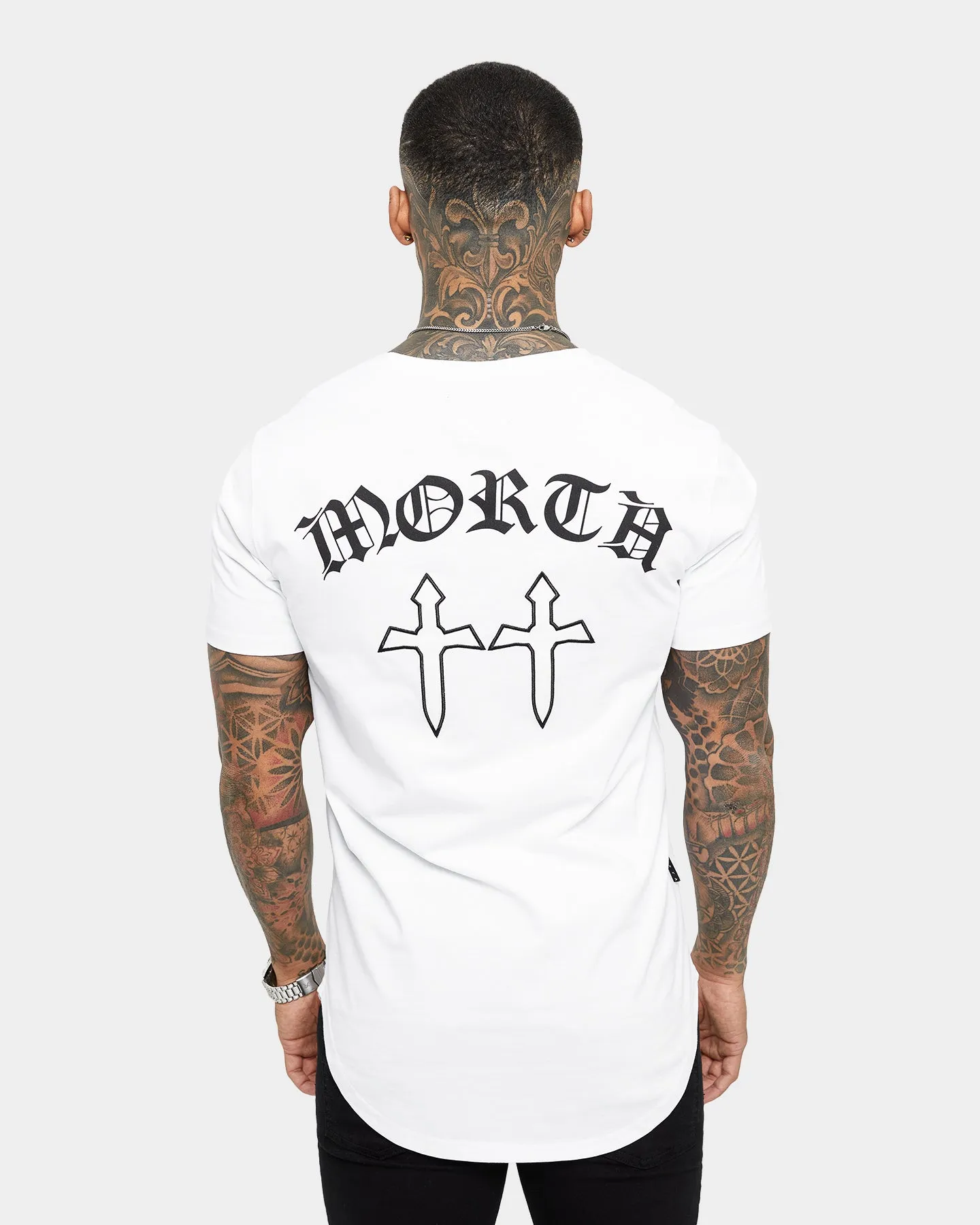 Breathable mesh Classic Wear Saint Morta Day Of The Dead T-Shirt White