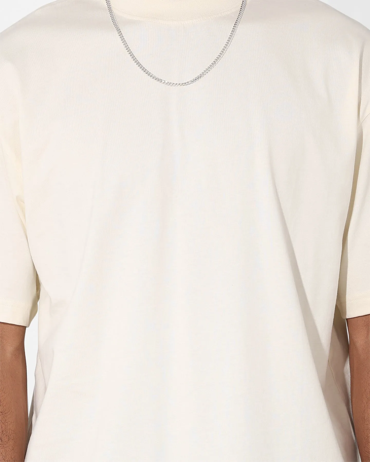 Daily Style Trend Saint Morta Dropped T-Shirt Off White