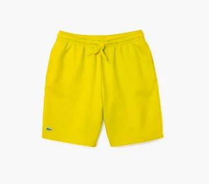 Lacoste Sport Tennis Fleece Shorts (Yellow) Energy Ease ButterySoftTexture