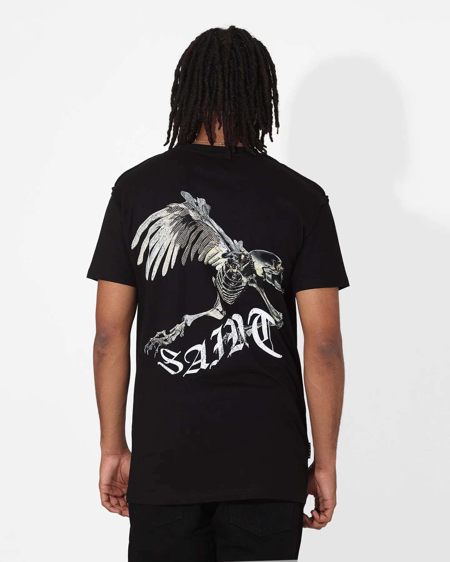 High Density Weave Saint Morta Departed Lafayette T-Shirt Black