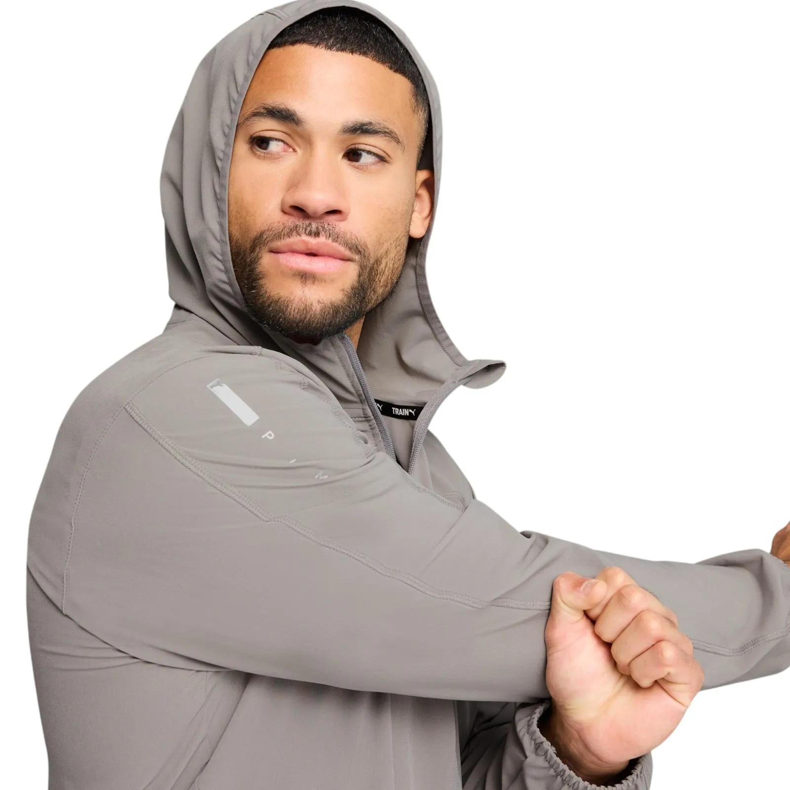 Adventure Fit Puma Flex Full-Zip Hooded Mens Woven Training Jacket