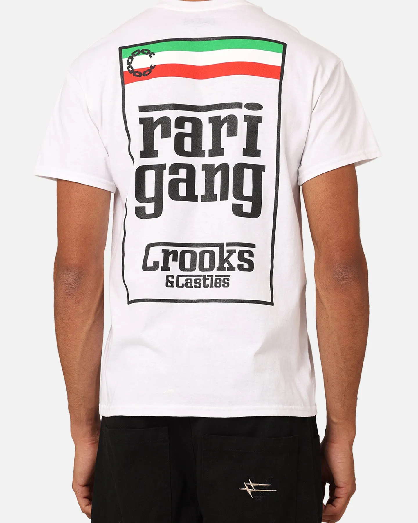 Crooks & Castles Rari T-Shirt White SustainableManufacturing