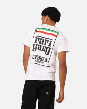 Crooks & Castles Rari T-Shirt White skinny but not tight