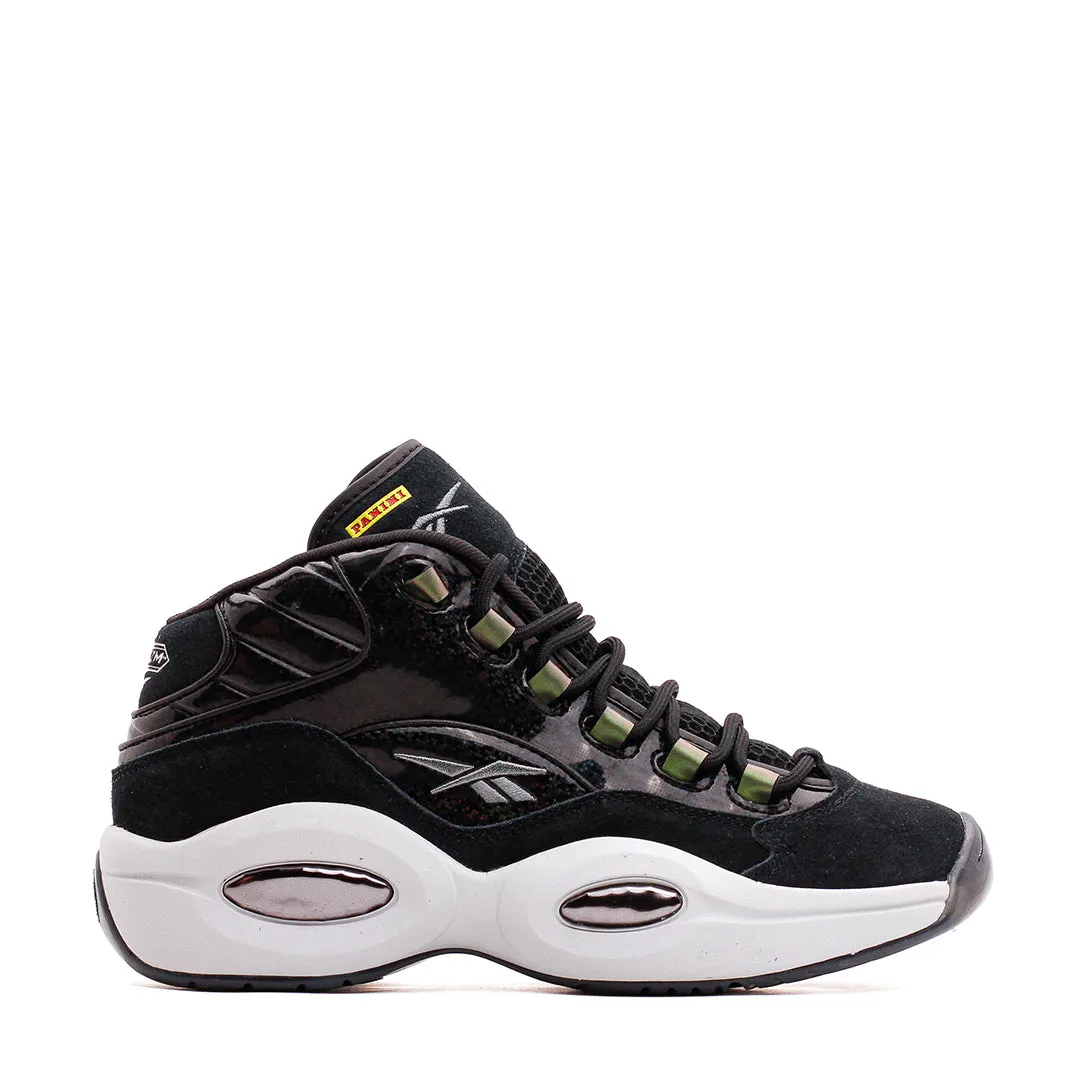 Strong Base Sneakers Traction Reebok Classics Basketball Men x Panini Question Mid Allen Iverson Black HQ4135