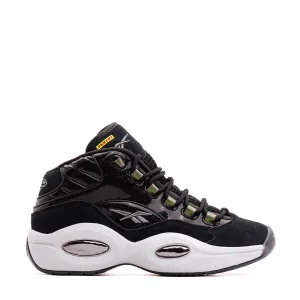 Strong Base Sneakers Traction Reebok Classics Basketball Men x Panini Question Mid Allen Iverson Black HQ4135