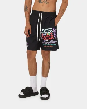 Fit Freedom Laser Cut Edges Loiter Forbidden Walk Shorts Black