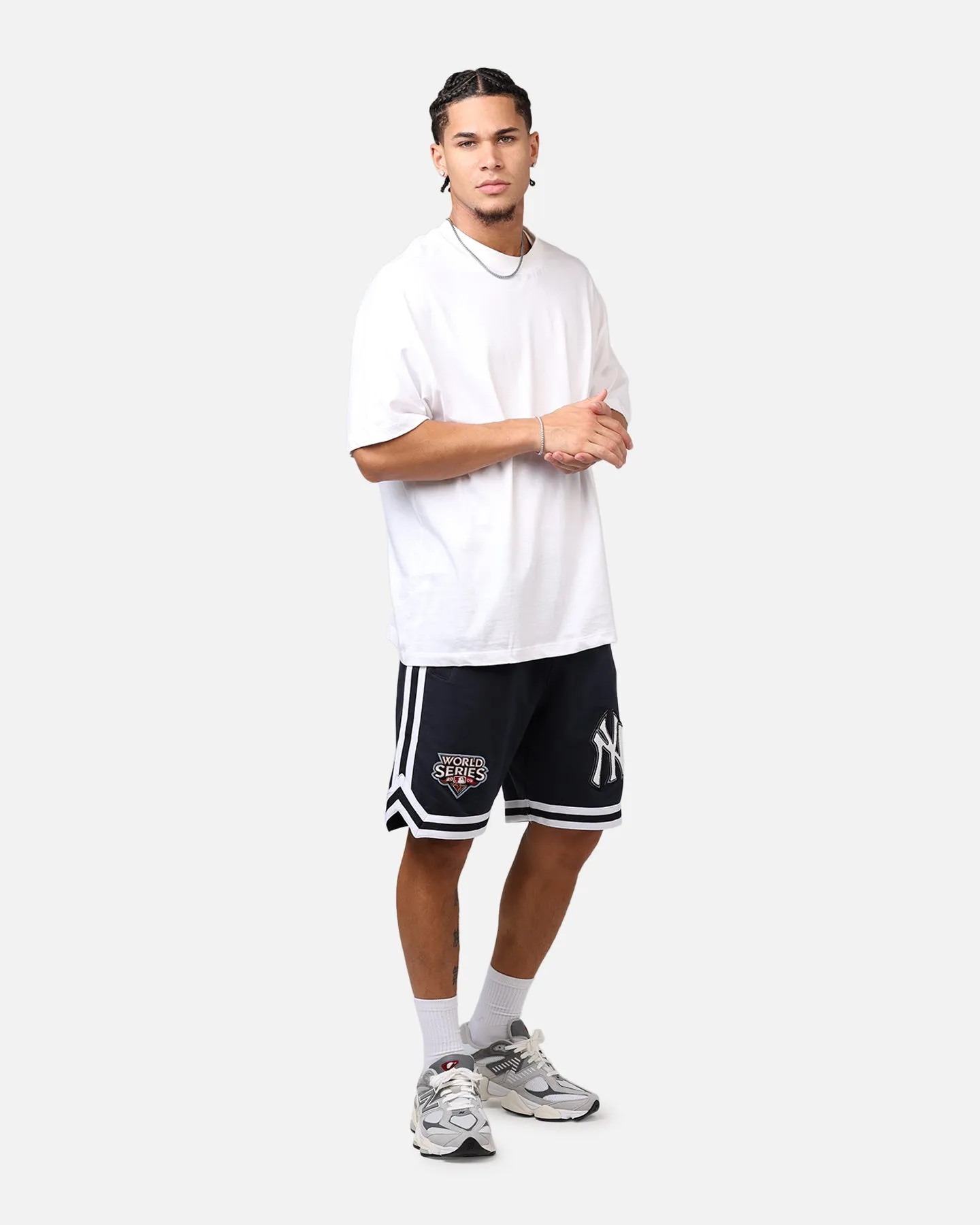stretchy design NonIrritatingTags New Era New York Yankees 'Logo Select Official Team Colors' Shorts OTC
