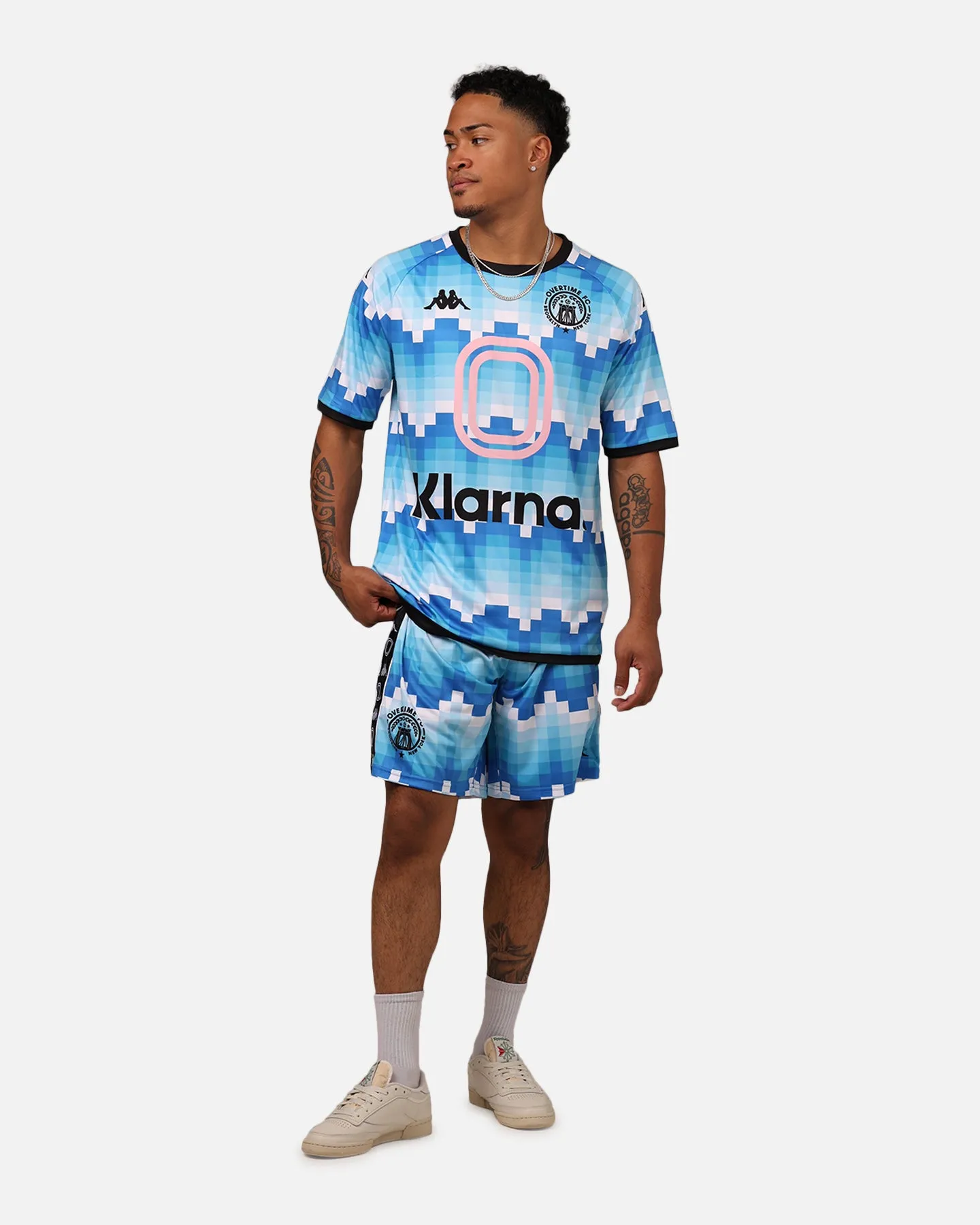 Sleek Cut Overtime X Kappa Brooklyn Shorts Blue