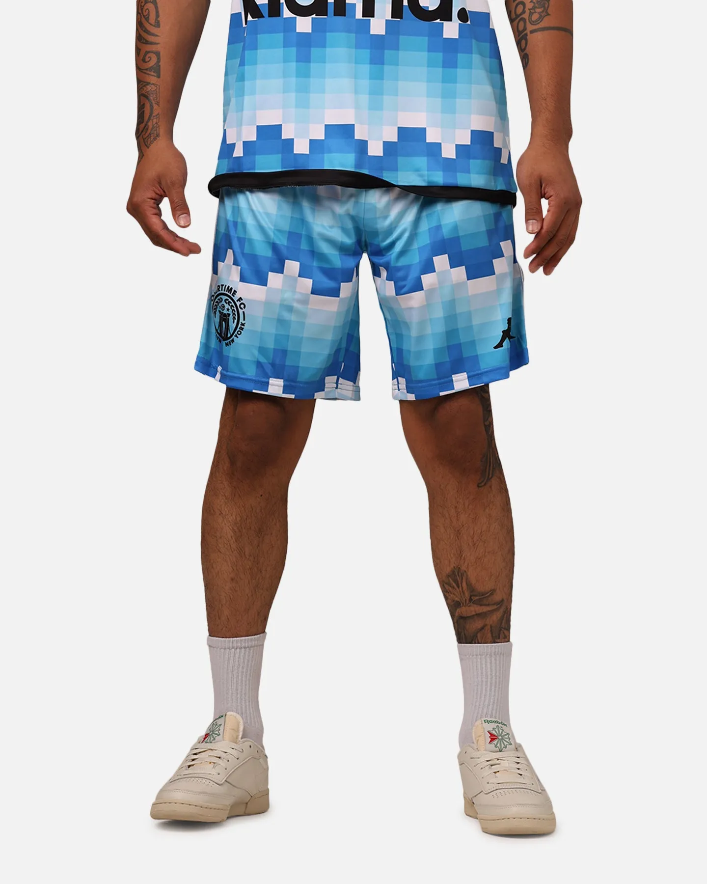 Daily Casual Cap Overtime X Kappa Brooklyn Shorts Blue